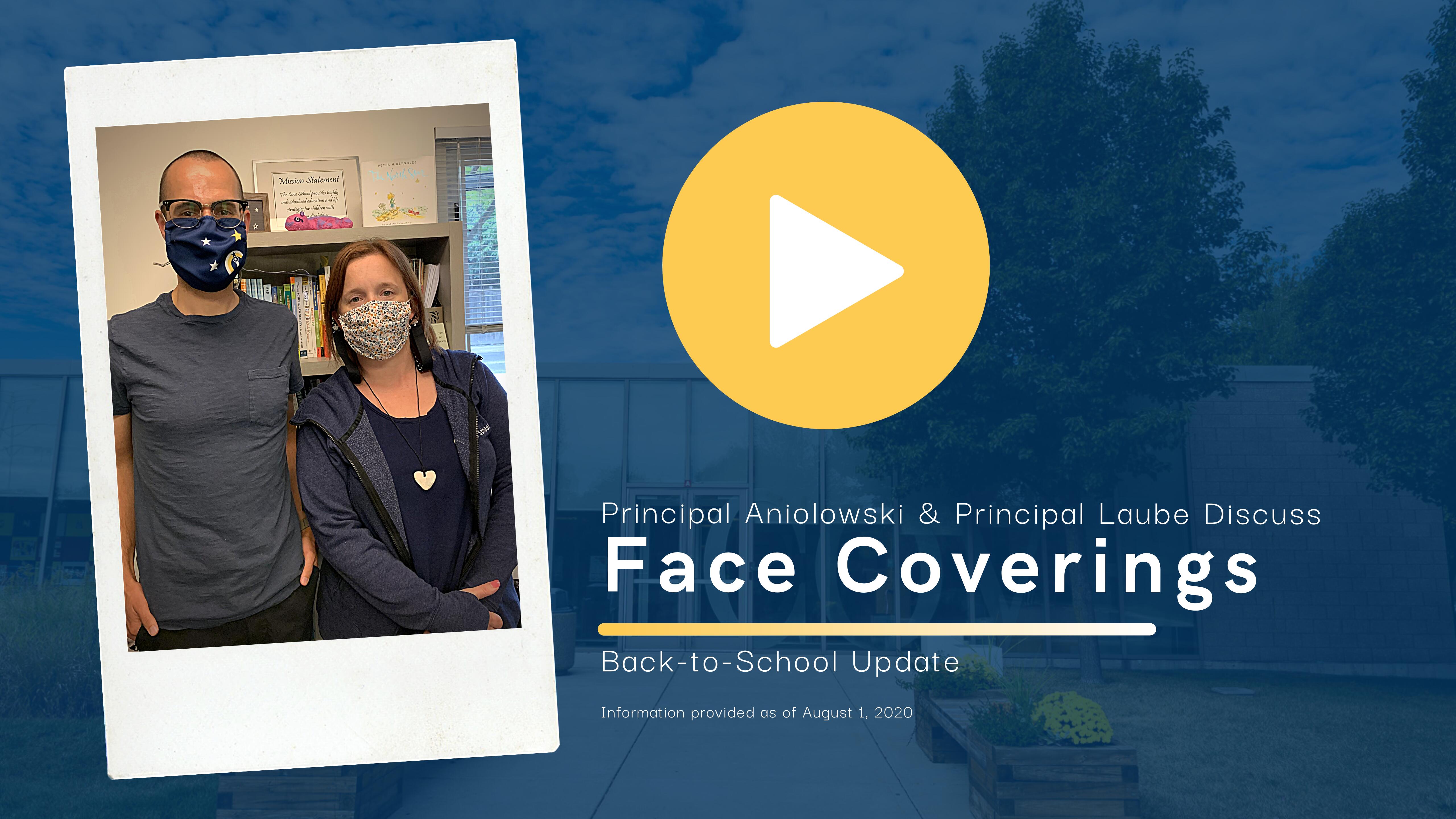 Face Coverings Back-to-School update
