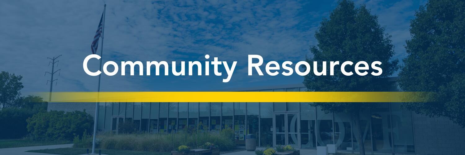 Community Resources banner